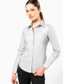 Chemises à personnaliser KARIBAN Chemise popeline manches longues femme 