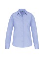KARIBAN Chemise popeline manches longues femme ciel brillant personnalisable