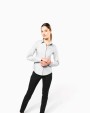 KARIBAN Damen Popelinebluse Langarm Hemd personalisierbar