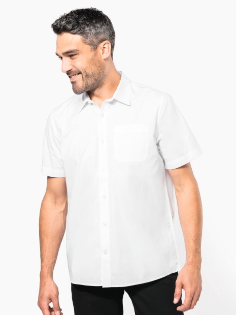 Chemises à personnaliser KARIBAN Chemise popeline manches courtes 