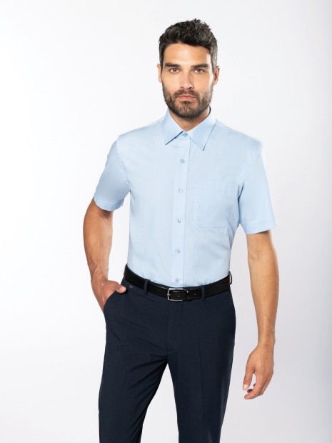Chemises à personnaliser KARIBAN Chemise popeline manches courtes 