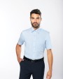 Hemd KARIBAN Heren poplin overhemd korte mouwen voor bedrukking &amp; borduring