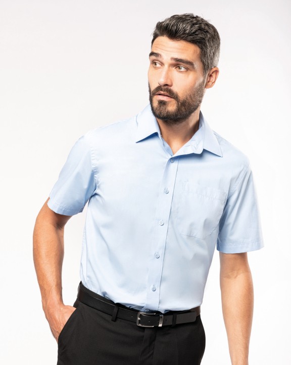 Chemise personnalisable KARIBAN Chemise popeline manches courtes