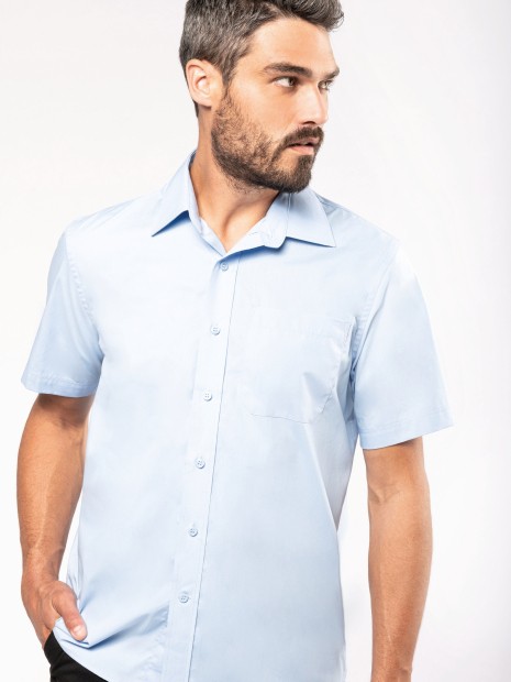 Chemises à personnaliser KARIBAN Chemise popeline manches courtes 