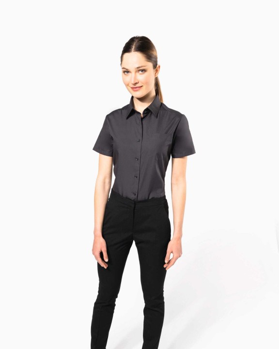 Chemise personnalisable KARIBAN Chemise popeline manches courtes femme