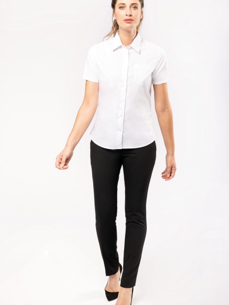Chemises à personnaliser KARIBAN Chemise popeline manches courtes femme 
