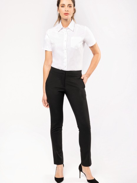 Chemises à personnaliser KARIBAN Chemise popeline manches courtes femme 