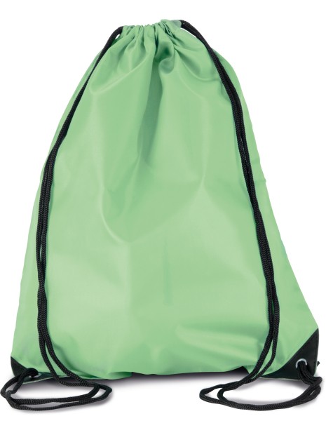 KIMOOD Sac à dos avec cordelettes pistachio green personnalisable
