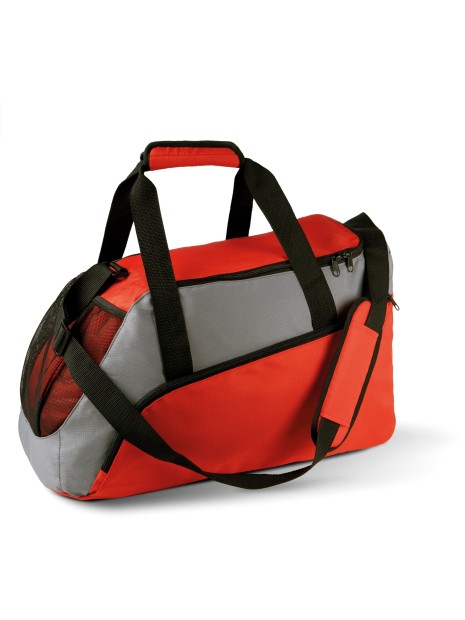 KIMOOD Sac de sport rouge/ardoise personnalisable