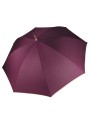 KIMOOD Parapluie mât en bois bordeau/beige personnalisable