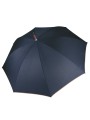 KIMOOD Parapluie mât en bois NAVY / BEIGE personnalisable