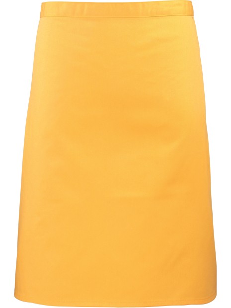 PREMIER Tablier taille "Colours" mi-long jaune tournesol personnalisable