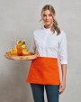 Schort PREMIER Kort schort met 3 zakken "colours" voor bedrukking &amp; borduring