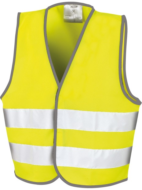 RESULT Gilet de sécurité enfant fluorescent yellow personnalisable