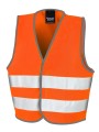RESULT Gilet de sécurité enfant flo orange personnalisable