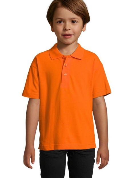 Polos à personnaliser SOL'S Summer Ii Kids orange