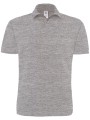 B&C Polo homme Heavymill heather grey personnalisable