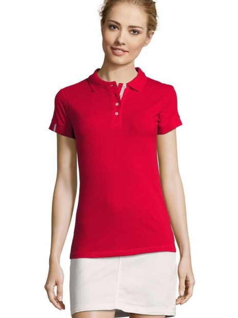 Polos à personnaliser SOL'S Portland Women rouge