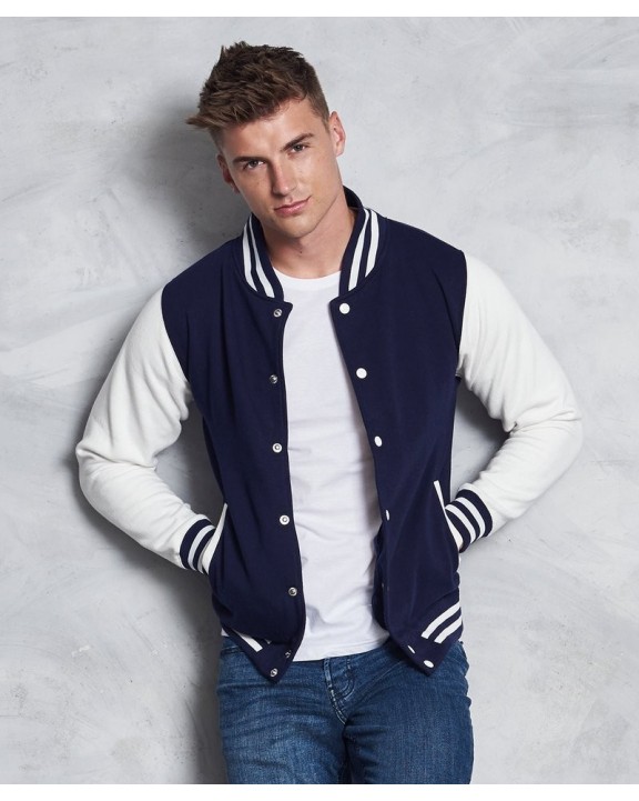 AWDIS VARSITY JACKET Jacke personalisierbar