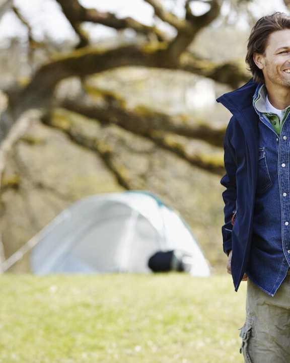 Softshell personnalisable GRIZZLY VESTE SOFTSHELL TULSA HOMME