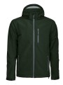 GRIZZLY VESTE SOFTSHELL TULSA HOMME vert foncé personnalisable