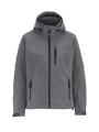 GRIZZLY VESTE SOFTSHELL TULSA FEMME dark greymelange personnalisable