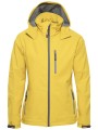 GRIZZLY VESTE SOFTSHELL TULSA FEMME jaune foncé personnalisable
