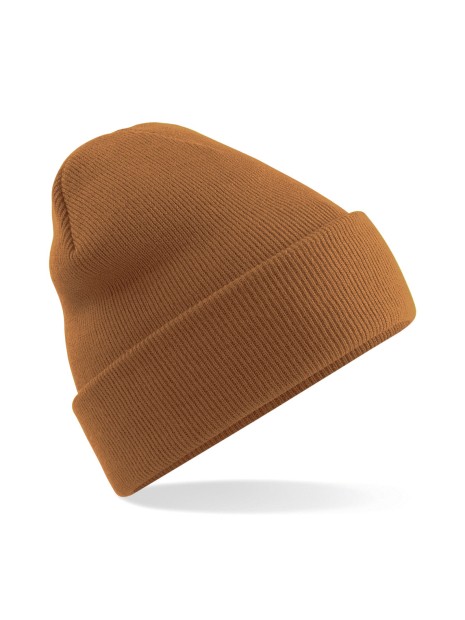 BEECHFIELD Bonnet Original à revers caramel personnalisable