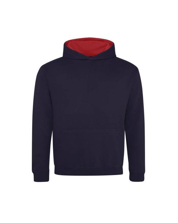 Sweat-shirt personnalisable AWDIS KIDS VARSITY HOODIE