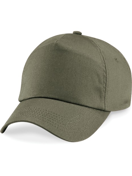 BEECHFIELD Casquette originale 5 panneaux vert olive personnalisable