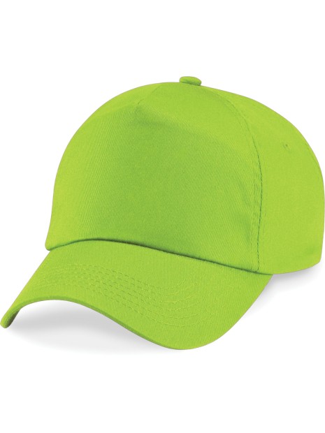 BEECHFIELD Casquette originale 5 panneaux vert lime personnalisable