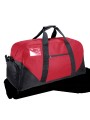 WK. DESIGNED TO WORK Sac paquetage red / black personnalisable
