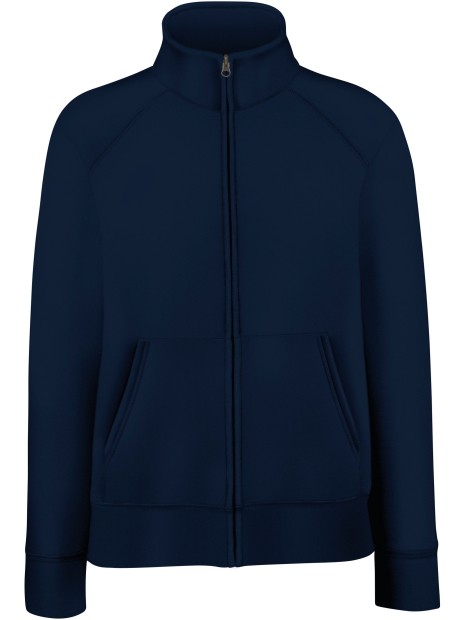 FOL Veste femme molleton zippée Premium (62-116-0) bleu marine profond personnalisable