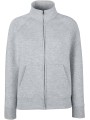 FOL Veste femme molleton zippée Premium (62-116-0) heather grey personnalisable