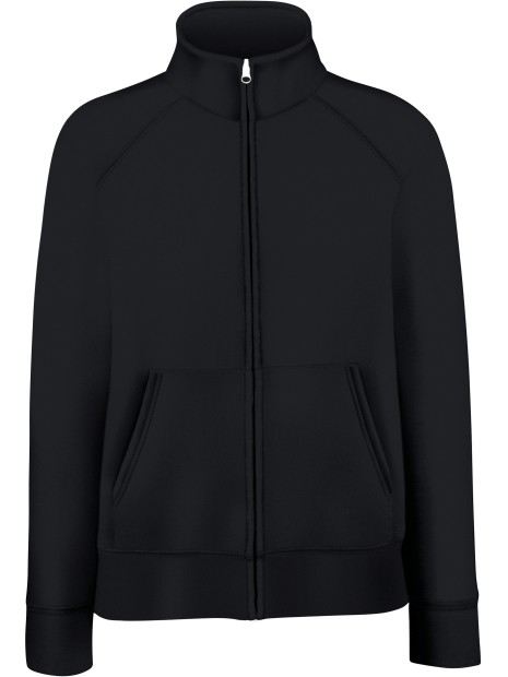 FOL Veste femme molleton zippée Premium (62-116-0) noir personnalisable