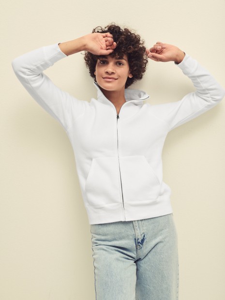 Sweat-shirts à personnaliser FOL Veste femme molleton zippée Premium (62-116-0) 