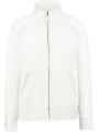 FOL Veste femme molleton zippée Premium (62-116-0) blanc personnalisable
