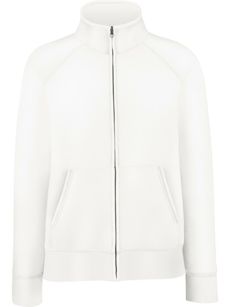 FOL Veste femme molleton zippée Premium (62-116-0) blanc personnalisable
