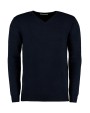 KUSTOM KIT Classic Fit Arundel V Neck Sweater Pullover personalisierbar