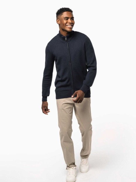 Pulls à personnaliser KARIBAN Cardigan zippé 