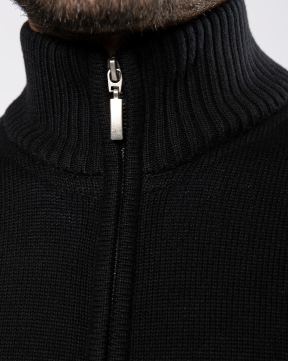 KARIBAN Herren Cardigan Pullover personalisierbar