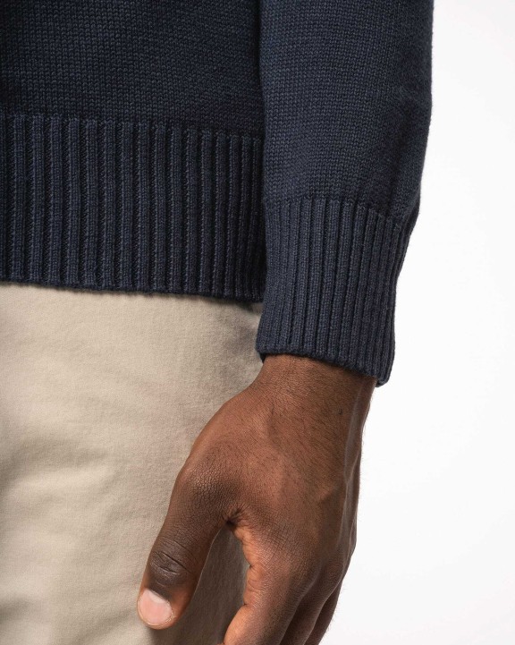 KARIBAN Herren Cardigan Pullover personalisierbar