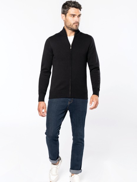 Pulls à personnaliser KARIBAN Cardigan zippé 