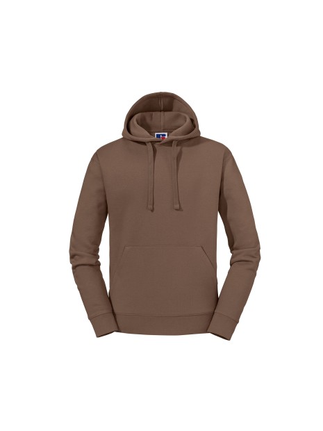 RUSSELL Sweat-shirt capuche Authentic homme mocha personnalisable