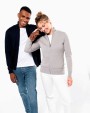 KARIBAN Herren Cardigan mit Reißverschluss Pullover personalisierbar