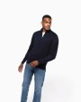 KARIBAN Herren Cardigan mit Reißverschluss Pullover personalisierbar