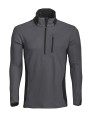 PROJOB 3306 MICROPOLAIRE TECHNIQUE 1/2 ZIP CONTRASTEE gris personnalisable