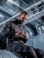 Laines polaires à personnaliser PROJOB 3306 MICROPOLAIRE TECHNIQUE 1/2 ZIP CONTRASTEE 