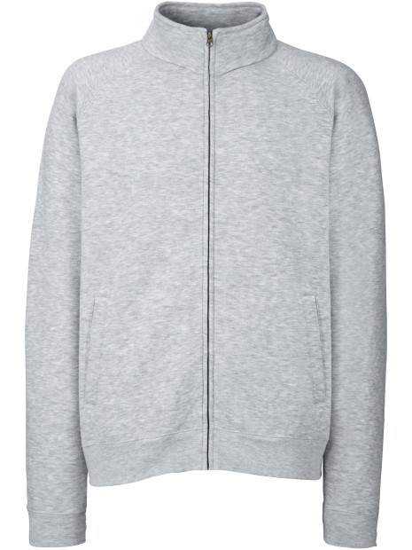 FOL Veste homme molleton zippée Classic (62-230-0) heather grey personnalisable