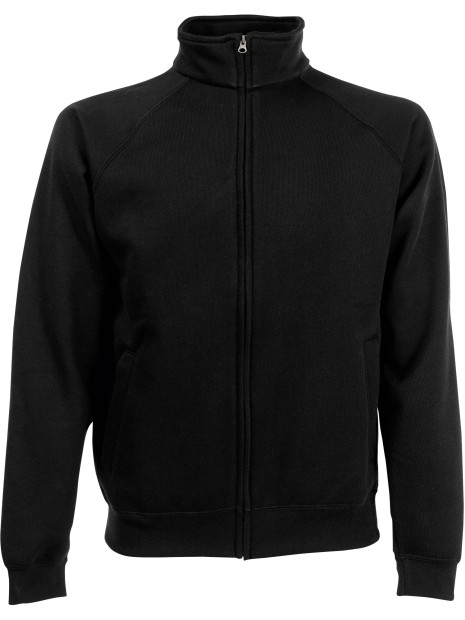 FOL Veste homme molleton zippée Classic (62-230-0) noir personnalisable